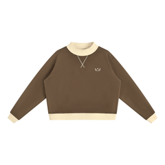 Original FictionHouse Unisex Mock Neck Crewneck Sweatshirt