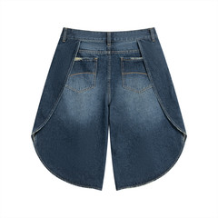 Original Fiction House Men’s Wide Leg Denim Shorts