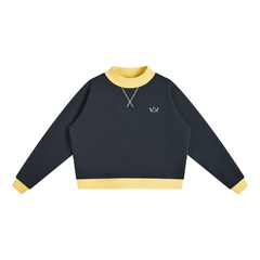 Original FictionHouse Unisex Mock Neck Crewneck Sweatshirt