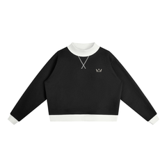 Original FictionHouse Unisex Mock Neck Crewneck Sweatshirt