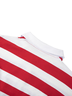 Sripe,Top,Color,Polo